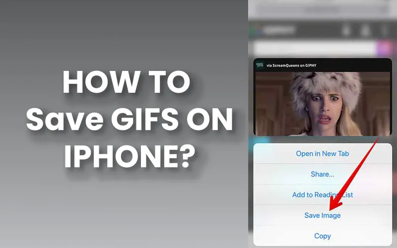 How to save gifs on iPhone