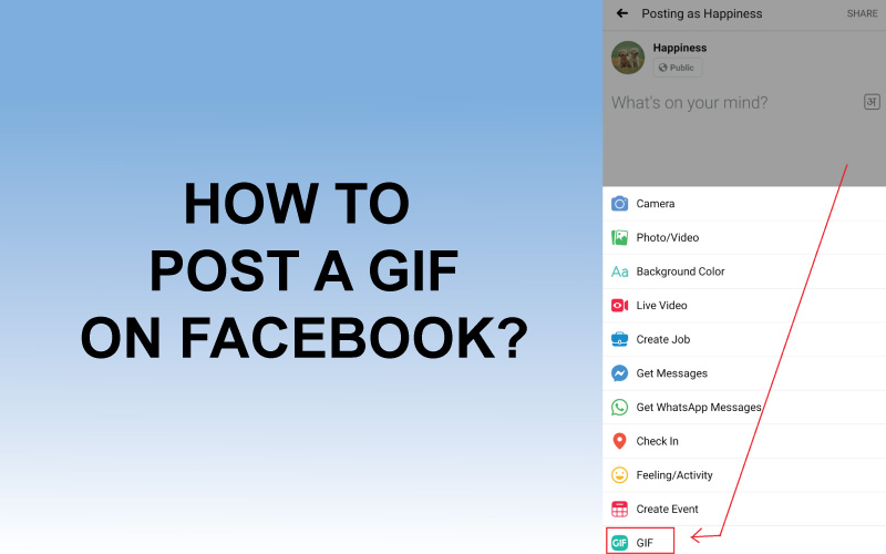 Create a GIF directly in WhatsApp 